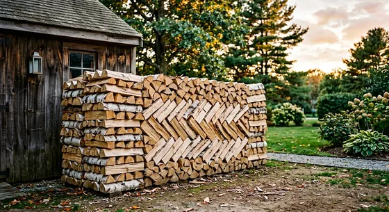 Укладка дров в Костроме, улица Парковая, 38